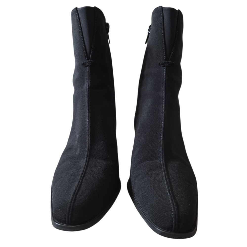 Stuart Weitzman Gore-Tex Black Heeled Boots 7.5 - Picture 4 of 16